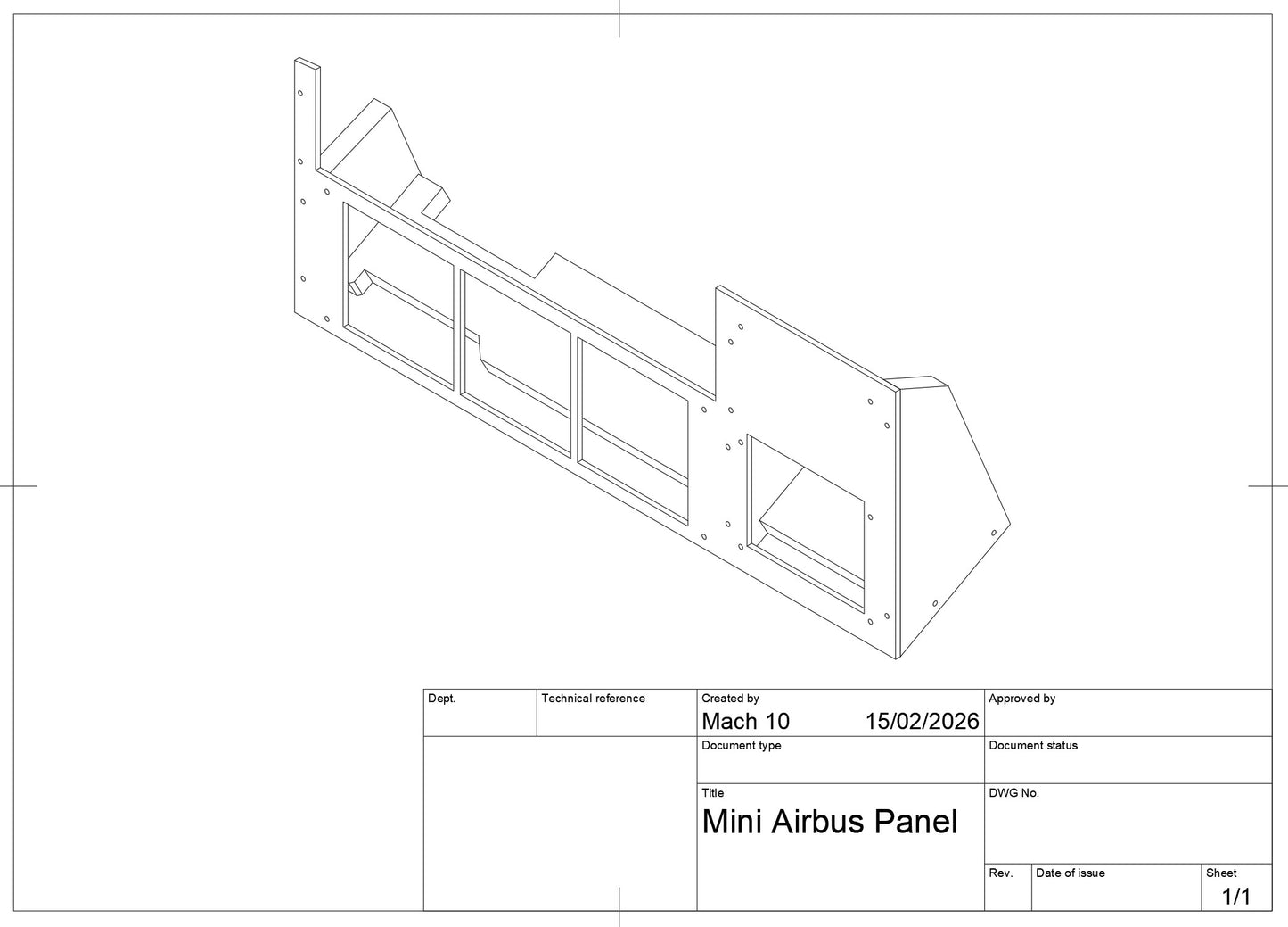 Airbus Desktop Panel - Digital Plans